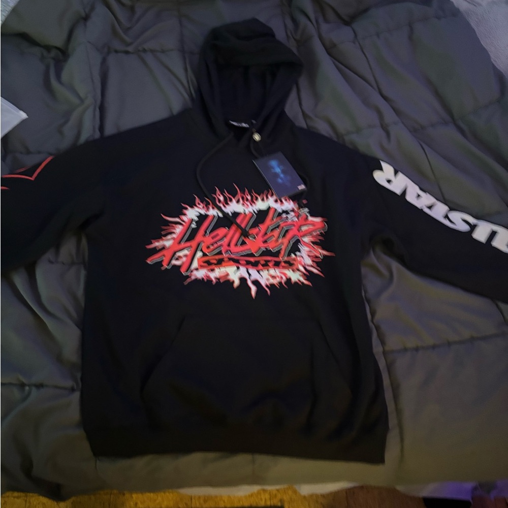 Black Hellstar Graphic Hoodie
